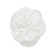 Fiona Floral Top - Off - the - Shoulder Design - Sequin Embellishments - Faux - Flower Detailing - Cropped Length