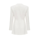 Fionnghuala white crystal mini dress