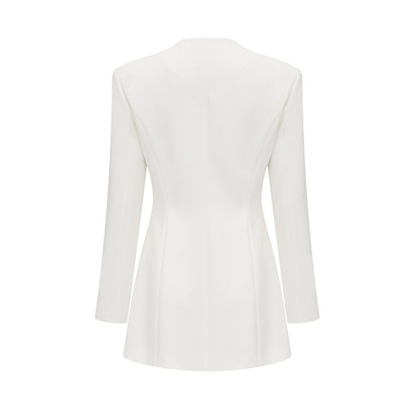 Fionnghuala white crystal mini dress