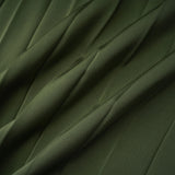 Firoozeh Emerald Green One Shoulder Pleated Maxi Dress