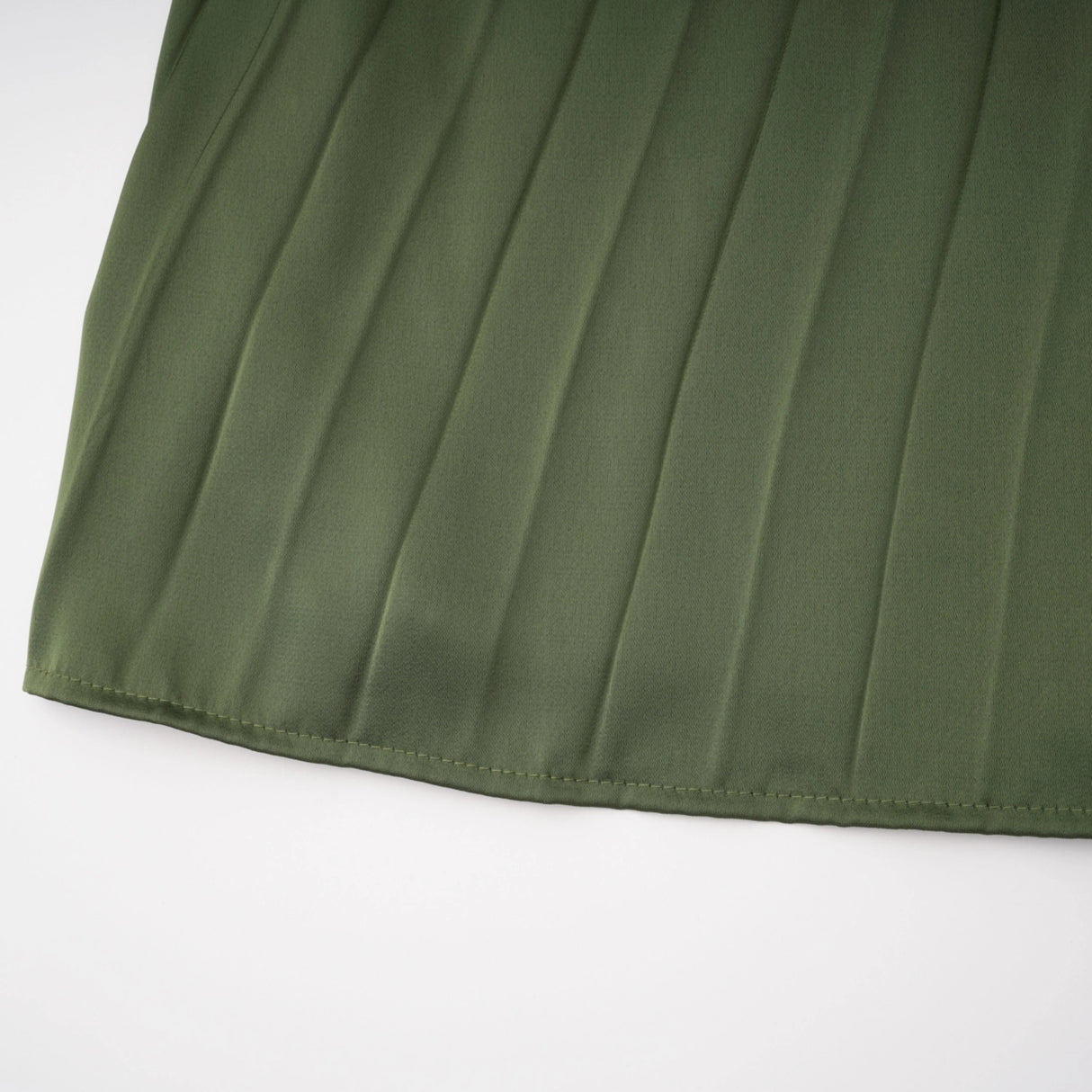 Firoozeh Emerald Green One Shoulder Pleated Maxi Dress