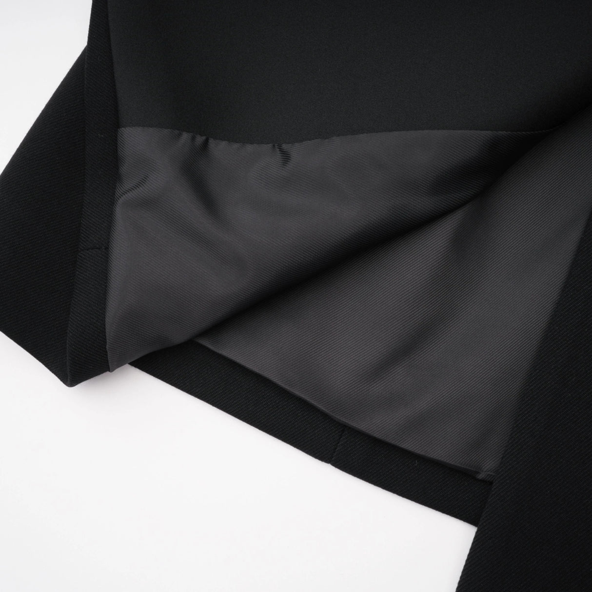 Fleur Black Blazer Mini Dress with Satin Panels