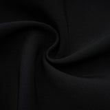 Florence fauxflower mini dress in Black