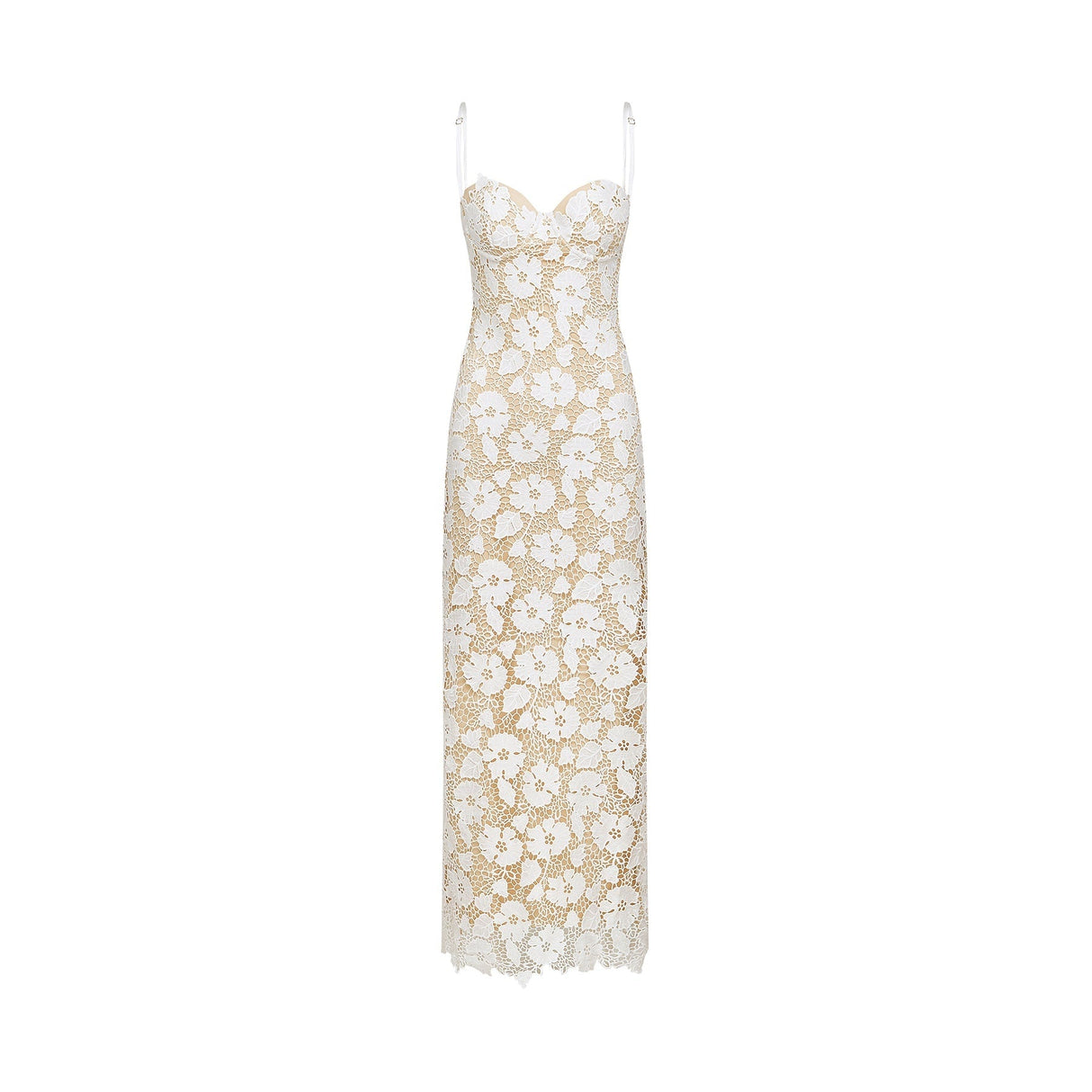 Florence floral embroidered midi dress