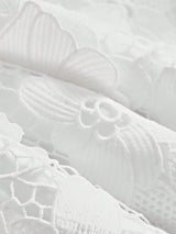 Fortuna Midi Dress - High Neck - Formal & Evening - A Line - Elegant - Appliques