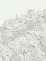 Fortuna Midi Dress - High Neck - Formal & Evening - A Line - Elegant - Appliques