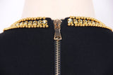 Fringe Dress - Bodycon Silhouette - Statement Dress - Sequin Fringe - Figure - Hugging Fit