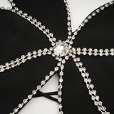 Gabrielle flower crystaltrim top