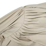 Gaëlle Neutrals Ribbondesign Draped Maxi Dress