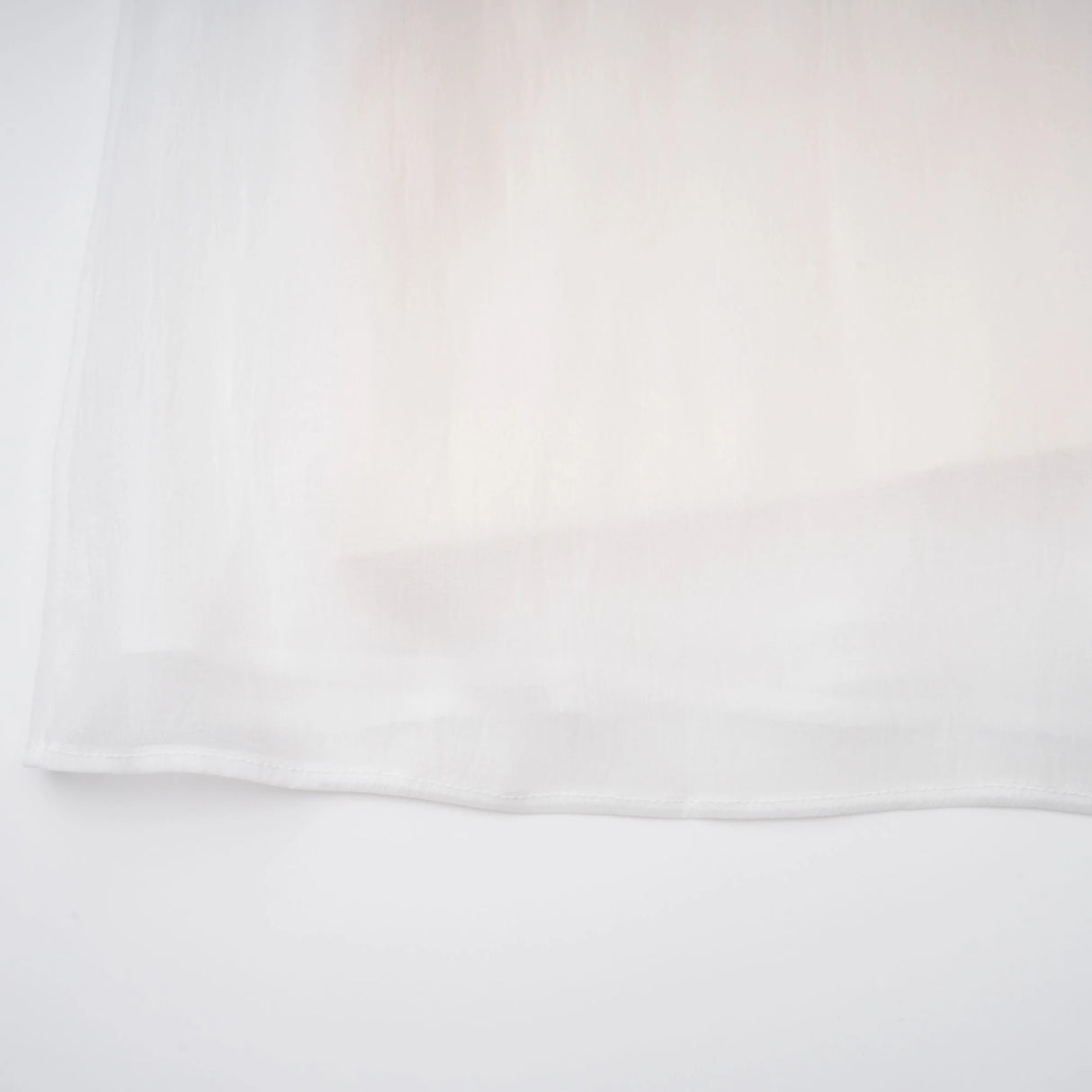 Gelsomina White Gathered Crepe Midi Dress