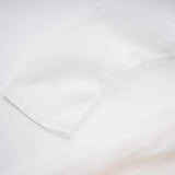 Gelsomina White Gathered Crepe Midi Dress