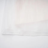 Gelsomina White Gathered Crepe Midi Dress