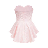 Gemma patternedjacquard mini dress