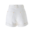 Gemma Tailored High - Waist Shorts - Structured Silhouette - Versatile Styling - Lightweight Fabric - Signature Buckle Feature