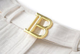 Gemma Tailored High - Waist Shorts - Structured Silhouette - Versatile Styling - Lightweight Fabric - Signature Buckle Feature