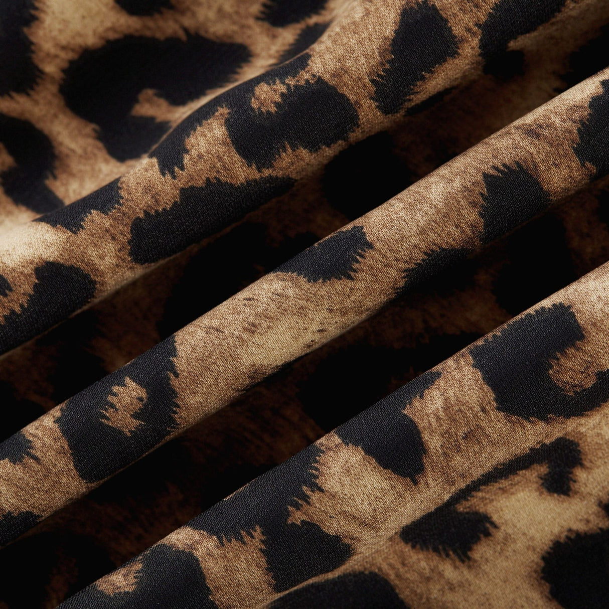 Geneviève leopardprint midi dress