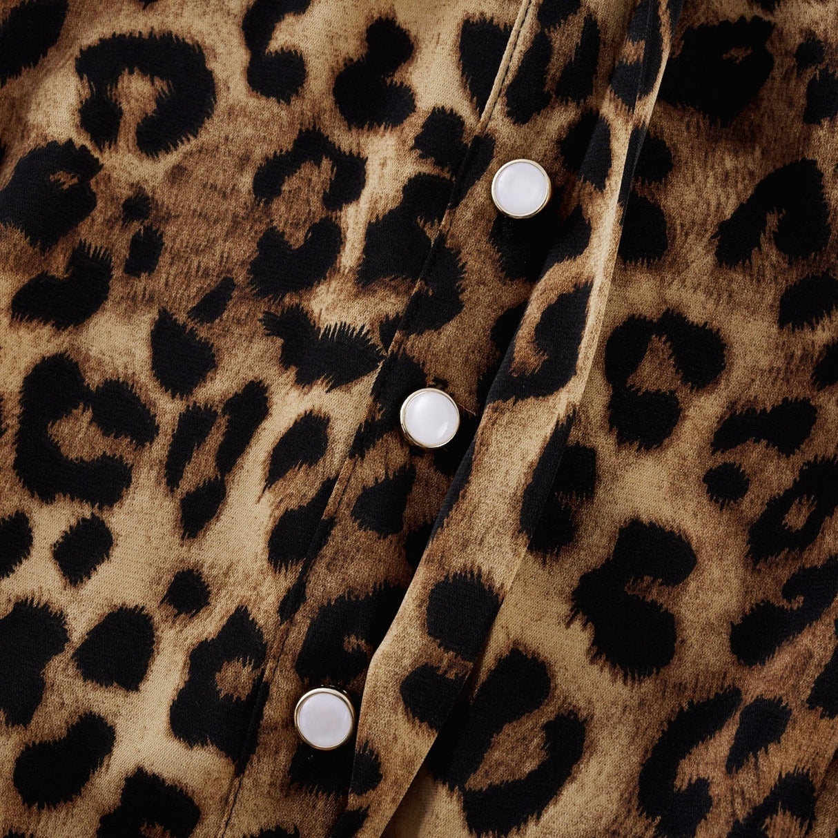Geneviève leopardprint midi dress