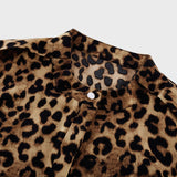 Geneviève leopardprint midi dress