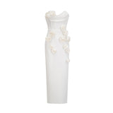 Geneviève offshoulder floral dress