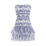 Georgiana broderieanglaise offshoulder mini dress