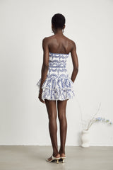 Georgiana broderieanglaise offshoulder mini dress