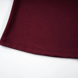 Georgiana Burgundy Lace Panel Flared Maxi Gown