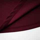 Georgiana Burgundy Lace Panel Flared Maxi Gown