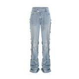 Géraldine strapdetail jeans