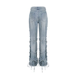 Géraldine strapdetail jeans