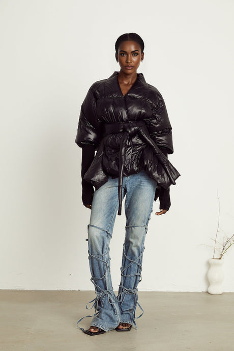 Ghislaine batwing duvet jacket