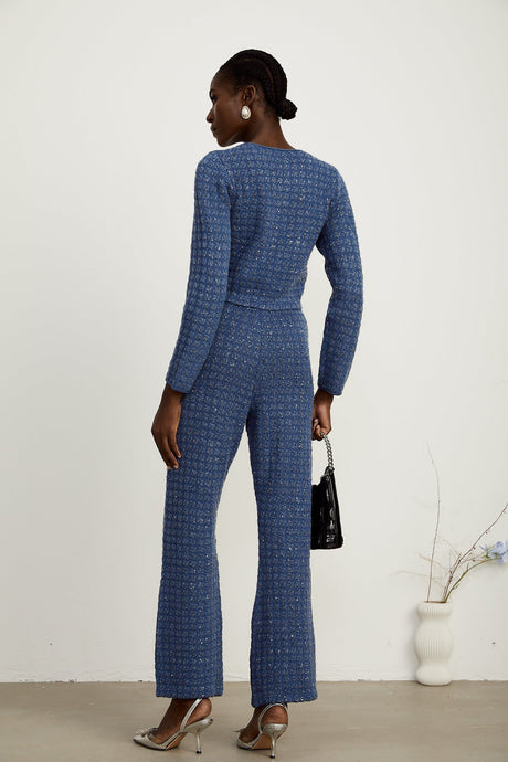 Ghislaine sequinembellished jacket  trousers matching set