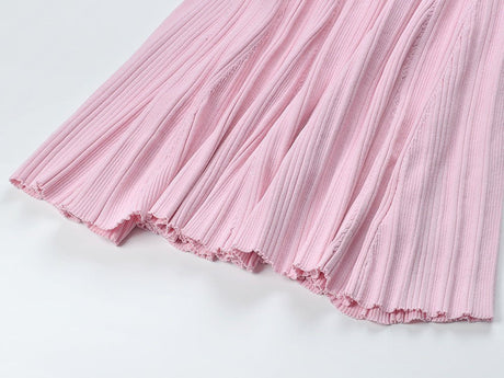 Giada Dress - A - Line Silhouette - Polo Style With Button Detail - Fitted Bodice and Flared Skirt - Front Pockets - Retro - Inspired Fashion