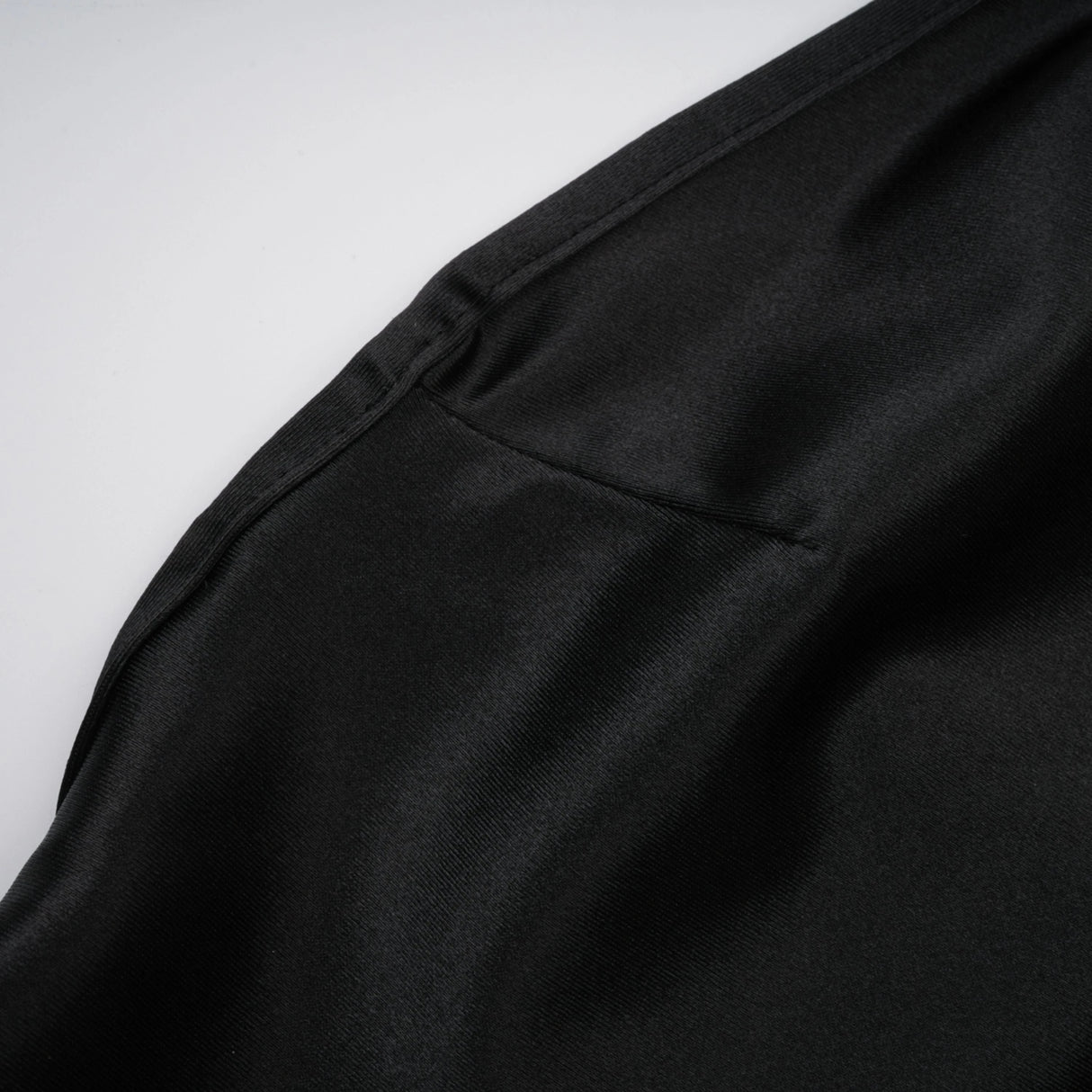 Ginevra black halterneck fauxpearl satin maxi dress