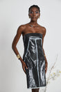 Gisèle sequinembellished bandeau mini dress