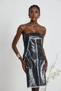 Gisèle sequinembellished bandeau mini dress