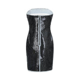 Gisèle sequinembellished bandeau mini dress