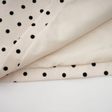 Gitane White Polka Dot Midi Dress