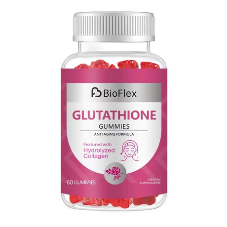Glutathione Collagen Glow Gummies – Vegan Skin Brightening & Hydration