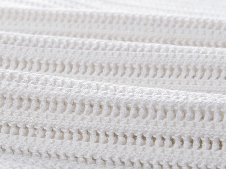 Grace Cardigan & Skirt Set - Navy Trim - Scalloped Edges - Gold Buttons