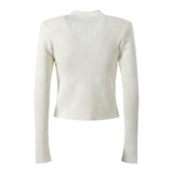 Grace Cardigan - Tailored Fit - Textured Design - Light With Accents - Elegant Button - Up Style - Decorative Gold Buttons