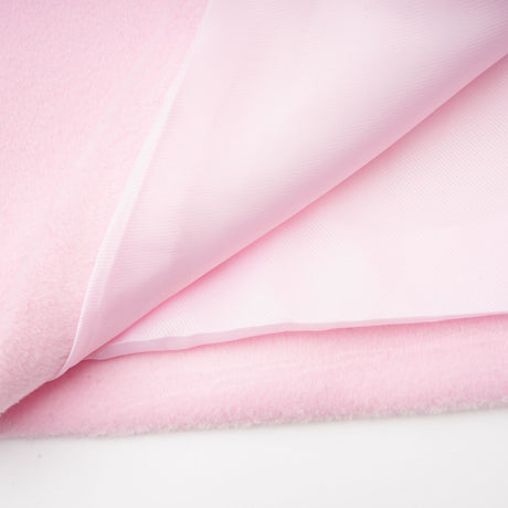 Grazia Overcoat - Pink Faux - Fur Crystal Embellishment Rear Slit