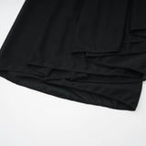 Greta Black Ruched Sheer Mesh Maxi Dress