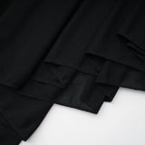 Greta Black Ruched Sheer Mesh Maxi Dress