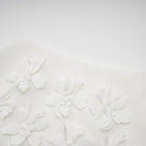 Greta Skirt & Top Set - Square Neck - Sleeveless - Faux - floral embellishment - Thigh length