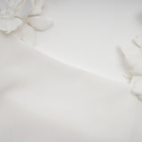 Greta Skirt & Top Set - Square Neck - Sleeveless - Faux - floral embellishment - Thigh length