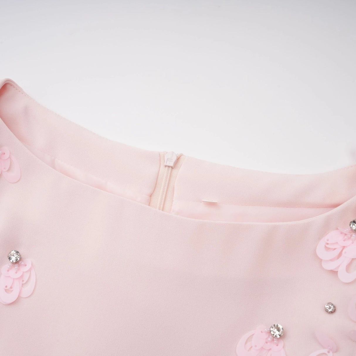 Gunnel Pink Flared Embellished Maxi Gown