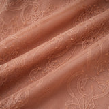 Hadley Caramel Twisted Floral Lace Midi Dress