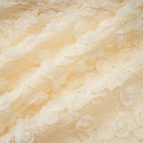 Halla Neutral Tiered Floral Lace Maxi Dress