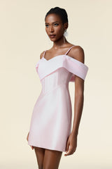 Harper Pink Textured Mini Dress