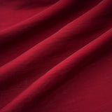 Hazel Burgundy Asymmetrical Draped Maxi Dress